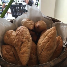 Gluten-free bread from Palm Grove at Centara Grand